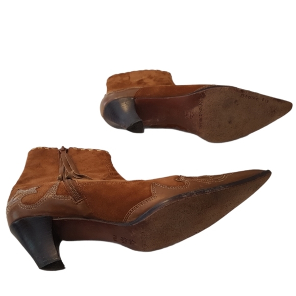 Antonio Melani- Western Ankle Boots - Picture 8 of 12
